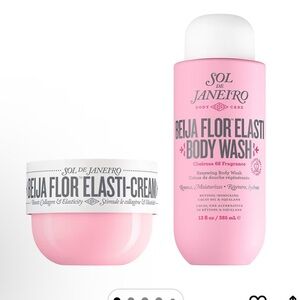 Sol de Janeiro Pink Beija Flor Elasti-Cream and Body Wash